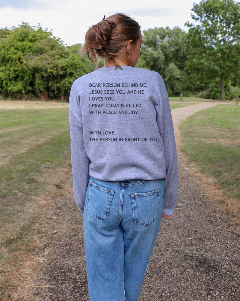 Dear Person Behind Me Unisex Crewneck