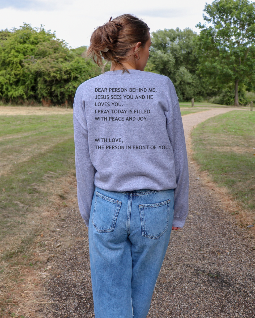 Dear Person Behind Me Unisex Crewneck