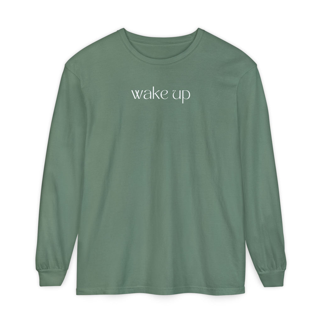 Wake Up Unisex Long Sleeve Tee