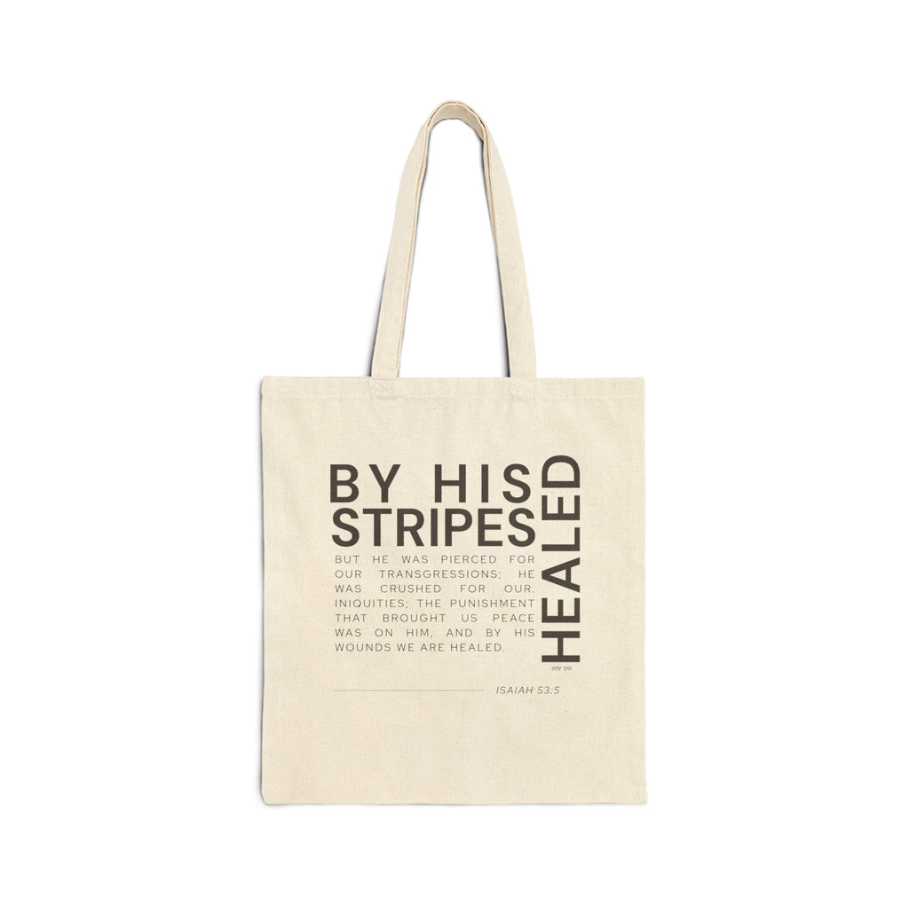 BY HIS STRIPES TOTE BAG