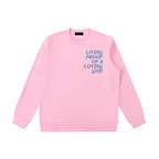 Living Proof of a Loving God Unisex Crewneck