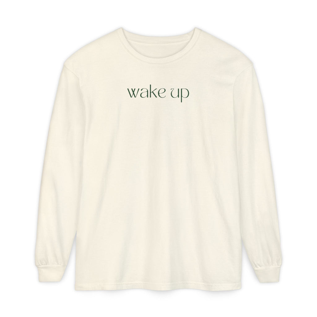 Wake Up Unisex Long Sleeve Tee