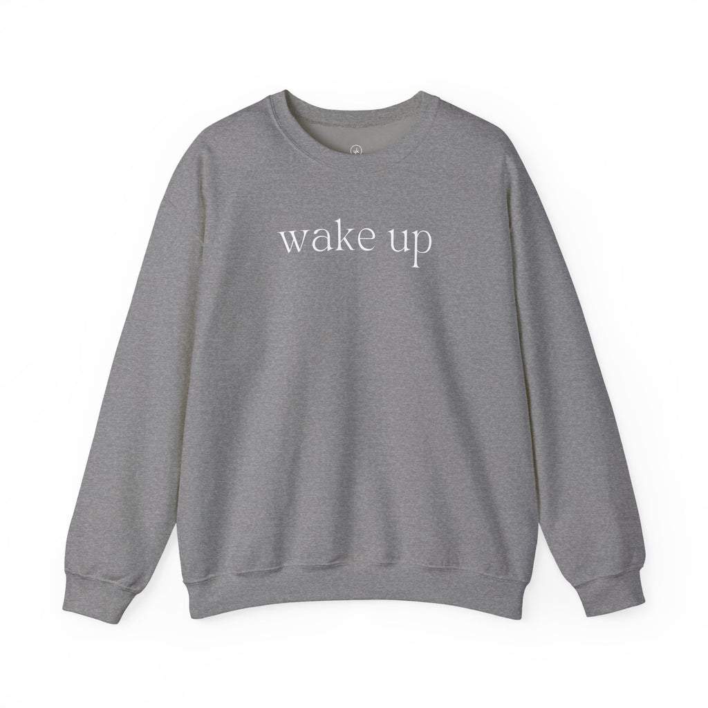 Wake Up Unisex Crewneck