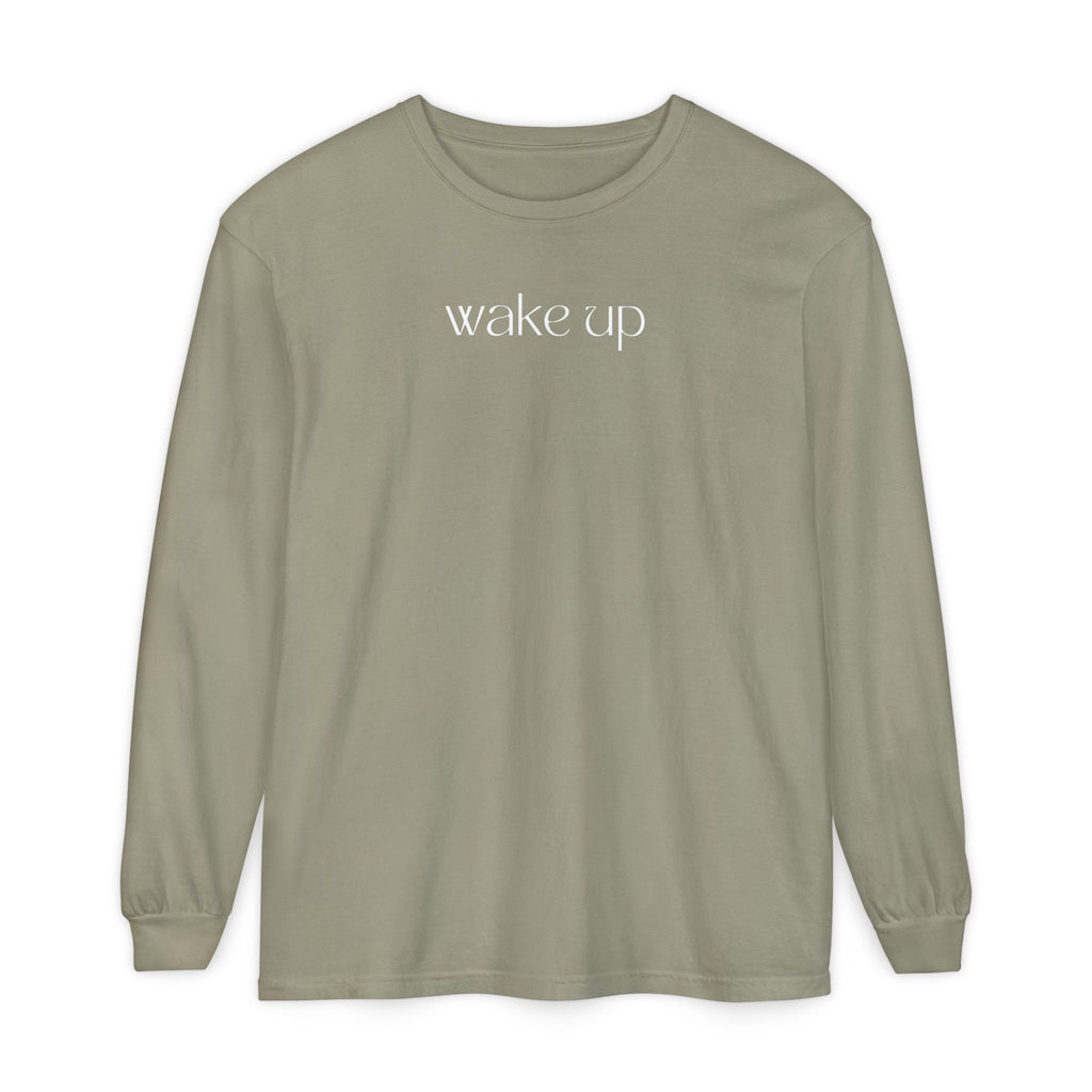 Wake Up Unisex Long Sleeve Tee
