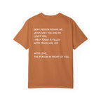 Dear Person Behind Me Unisex Tee