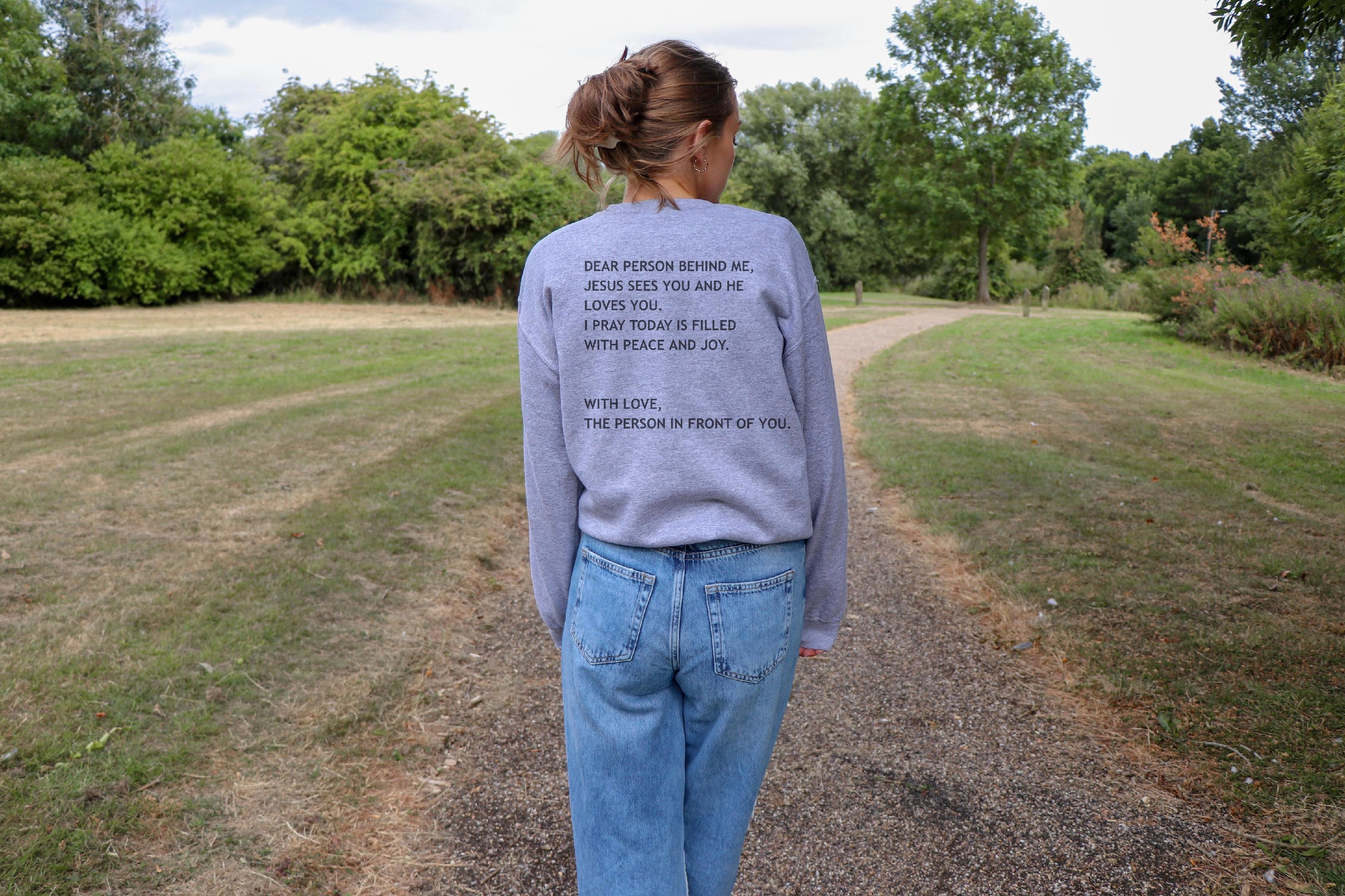 Dear Person Behind Me Unisex Crewneck