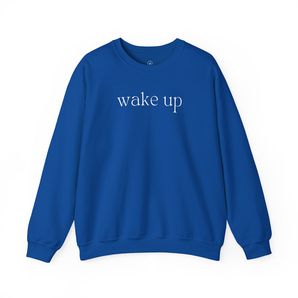 Wake Up Unisex Crewneck