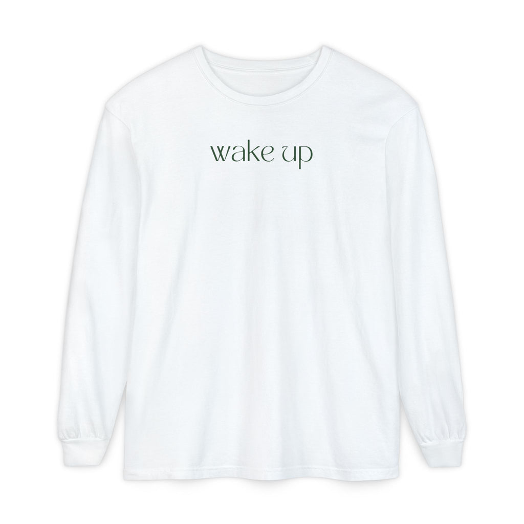 Wake Up Unisex Long Sleeve Tee