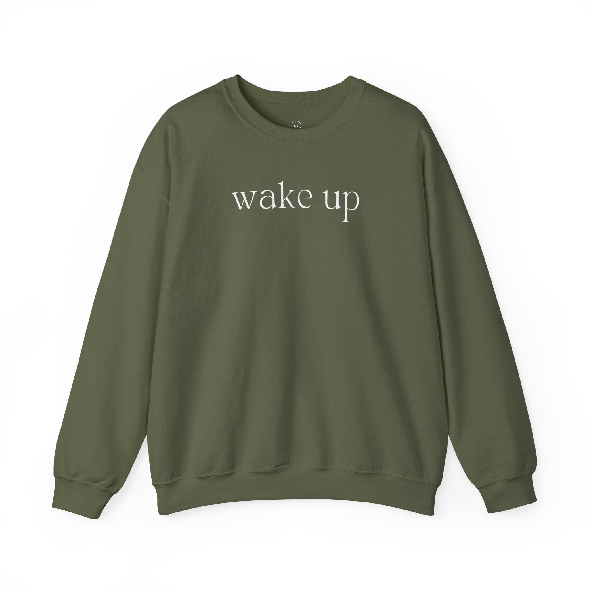 Wake Up Unisex Crewneck