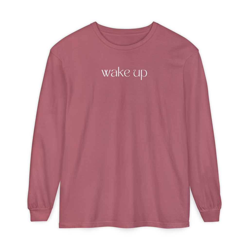 Wake Up Unisex Long Sleeve Tee