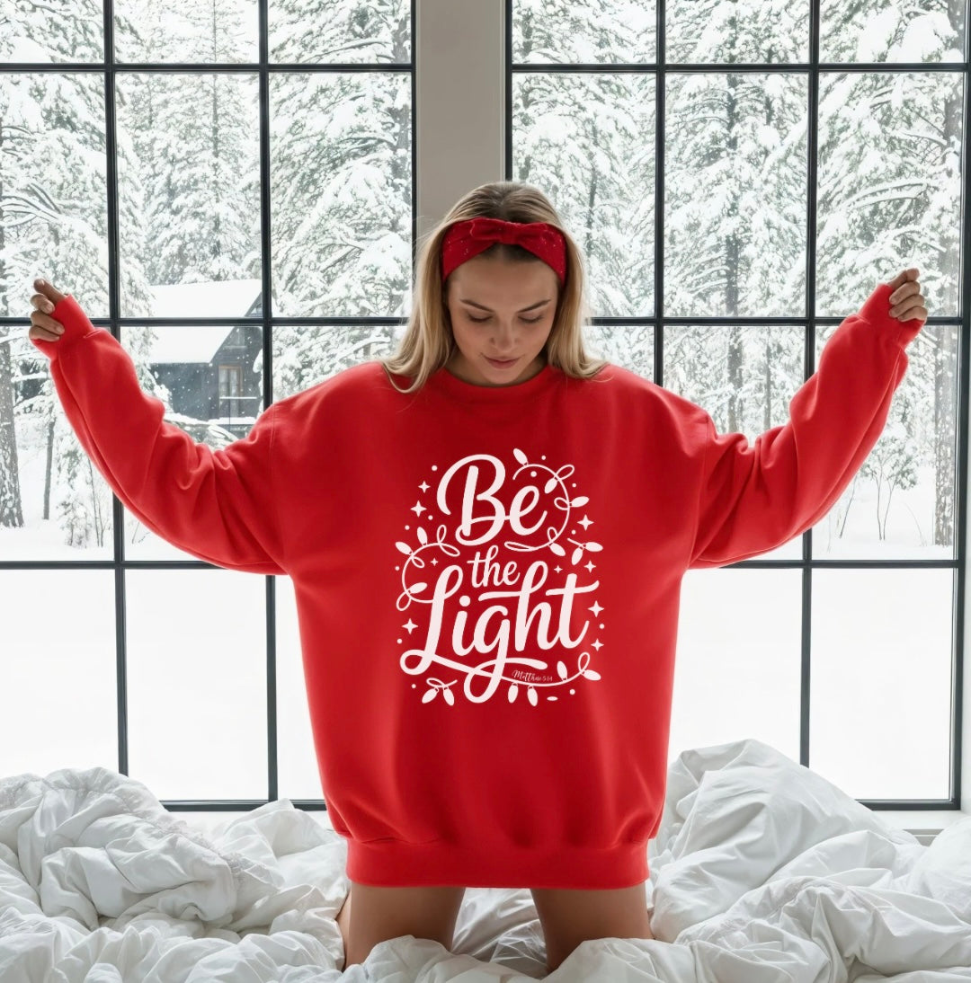 Be the Light Unisex Crewneck