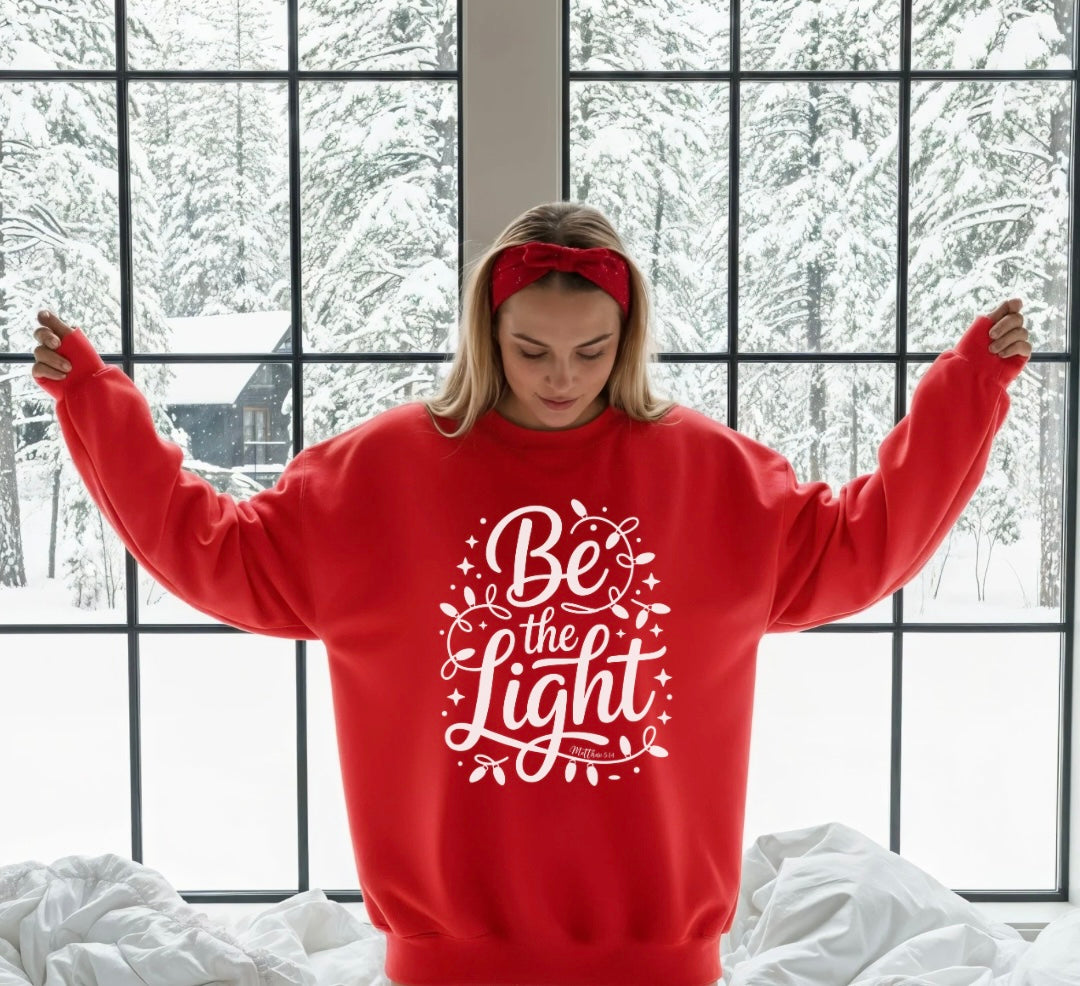 Be the Light Unisex Crewneck
