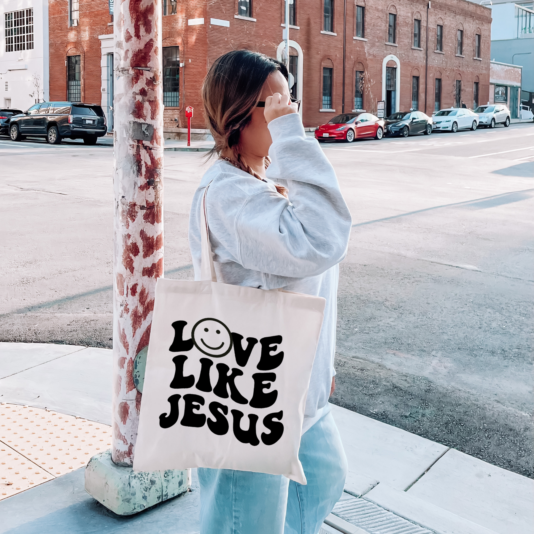Love Like Jesus Tote Bag