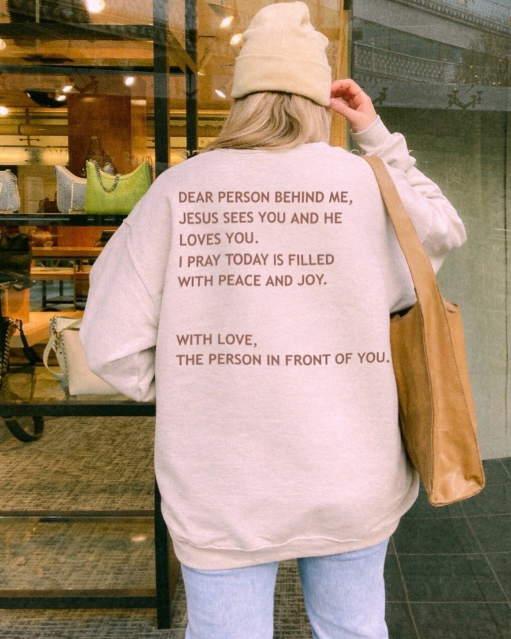 Dear Person Behind Me Unisex Crewneck