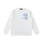 Living Proof of a Loving God Unisex Crewneck